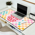 If you like it... Retro and  Fun words on checks  Desk Mat Gallery Image 2
