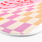 If you like it... Retro and  Fun words on checks  Bath Mat Gallery Image 3