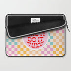 If you like it... Retro and  Fun words on checks  Laptop Sleeve Gallery Image 2