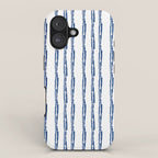 Nautical Herringbone iPhone Case Gallery Image 1