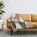 Modern Shapes Design 9 Throw Blanket Gallery Image 1