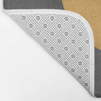 Halfmoon Colorblock - Gold Charcoal Bath Mat Gallery Image 2