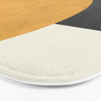 Halfmoon Colorblock - Gold Charcoal Bath Mat Gallery Image 3