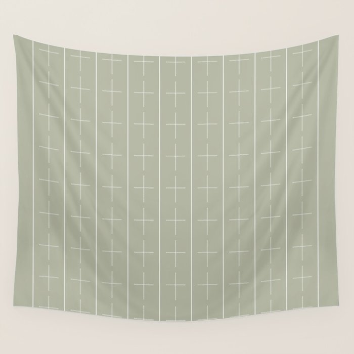 | + | + | Linen Sage Wall Tapestry Gallery Image 4