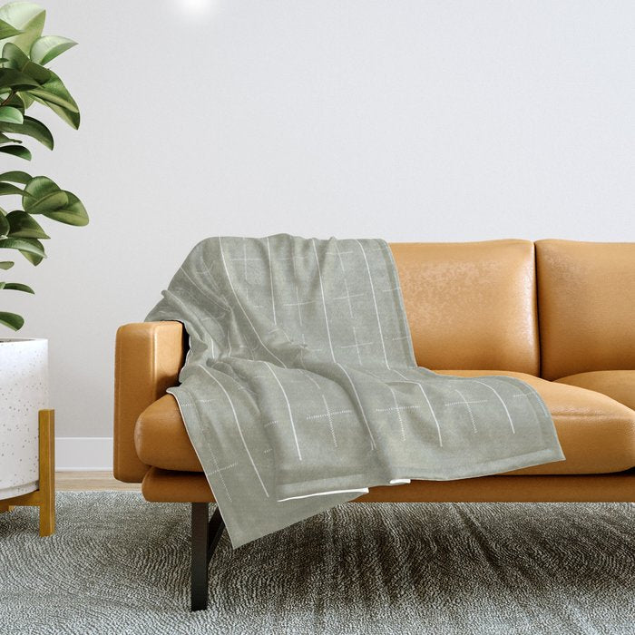| + | + | Linen Sage Throw Blanket Gallery Image 1