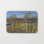 Tom Thomson Larry Dickson's Cabin 1917 Canadian Landscape Artist Bath Mat Gallery Image 1
