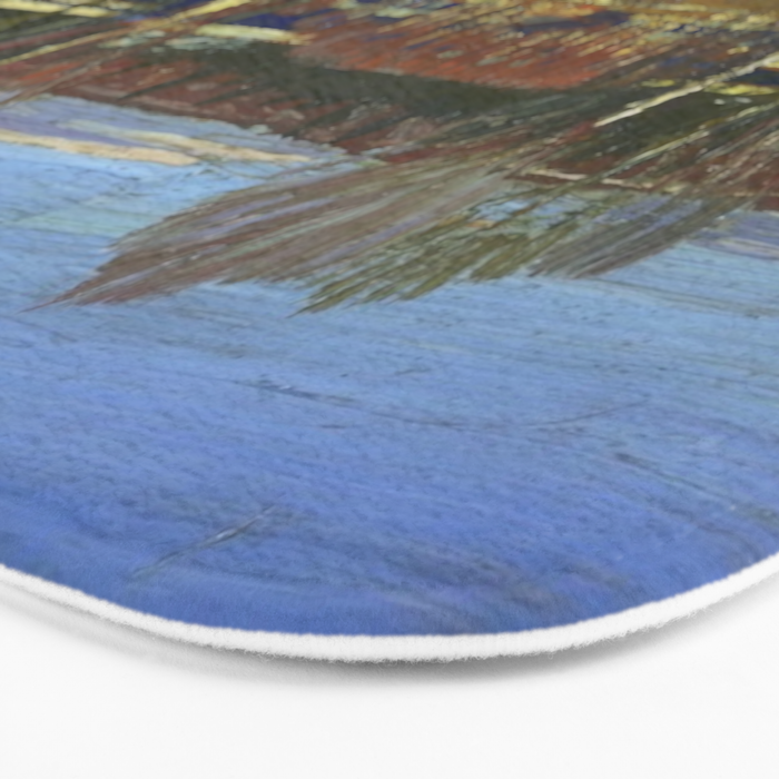 Tom Thomson Larry Dickson's Cabin 1917 Canadian Landscape Artist Bath Mat Gallery Image 3