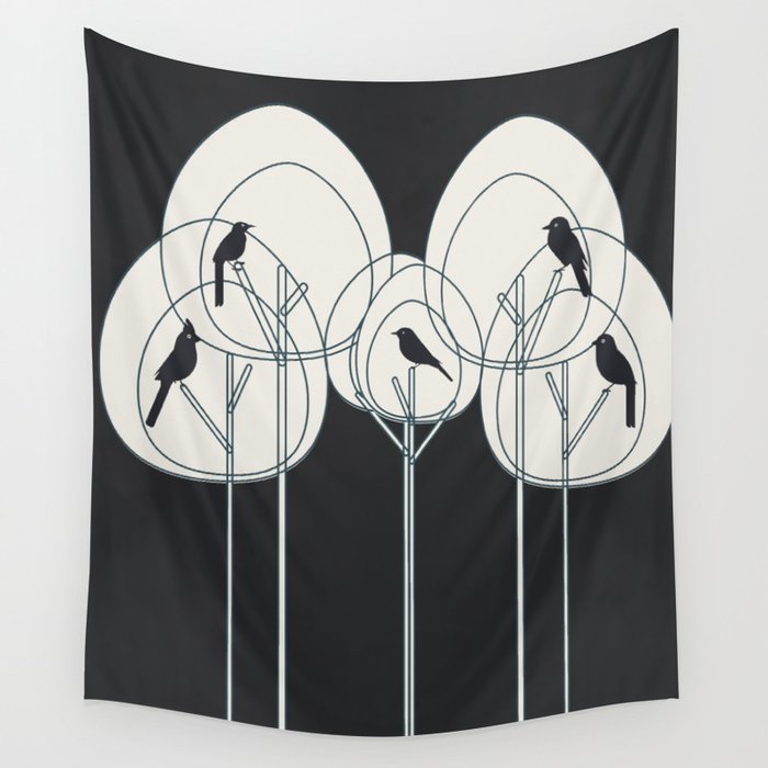 Song from the Branches 1 Wall Tapestry Gallery Image 4