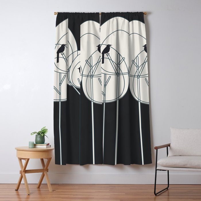 Song from the Branches 1 Window Curtain Gallery Image 1