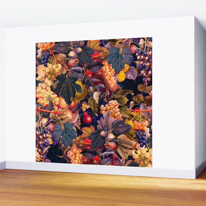 Vintage Fruit Pattern VI Wall Mural Gallery Image 2
