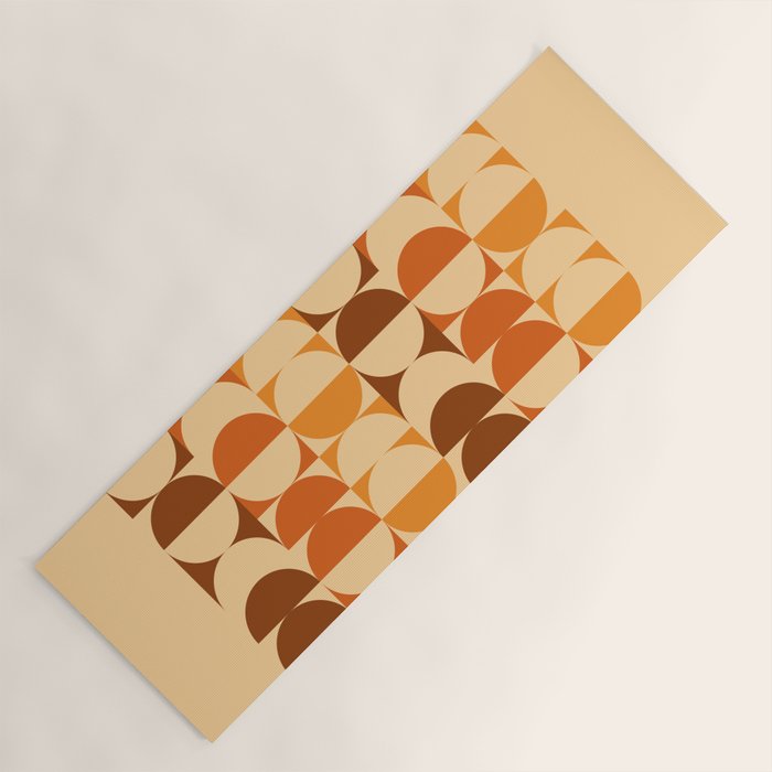 Vintage Geometric 03A Yoga Mat Gallery Image 1