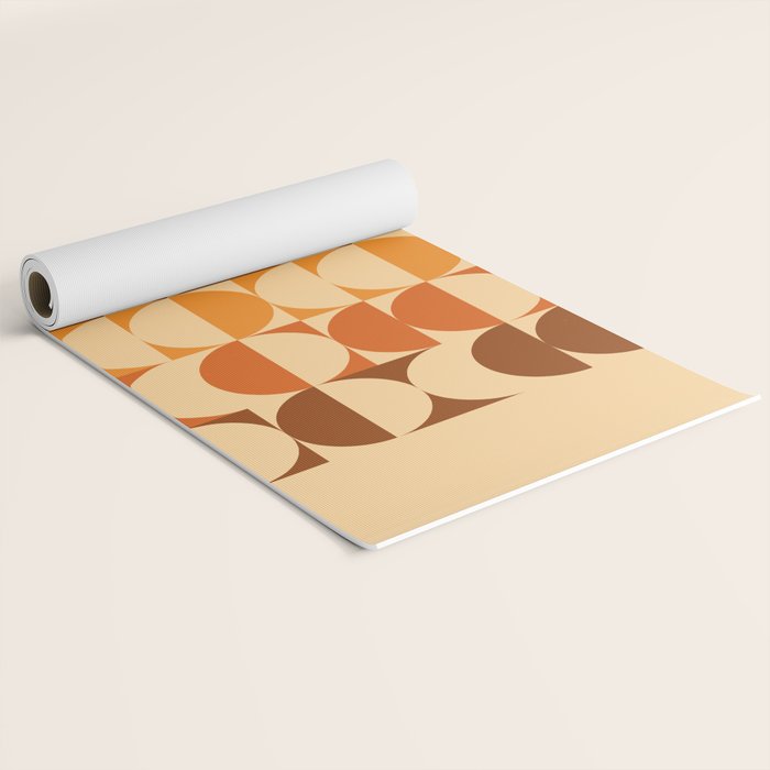 Vintage Geometric 03A Yoga Mat Gallery Image 2