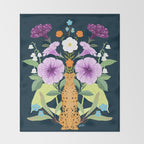 Harmony Garden Throw Blanket Gallery Image 2