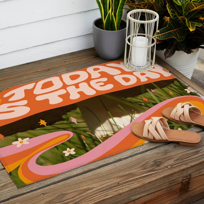 Today Is The Day Outdoor Rug Gallery Image 2