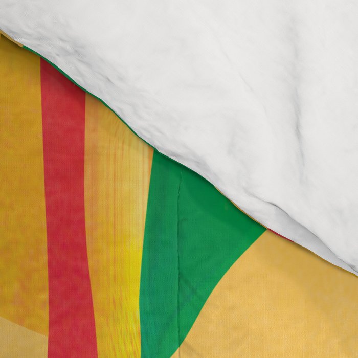 Colorful Ficus 4 Comforter Gallery Image 4