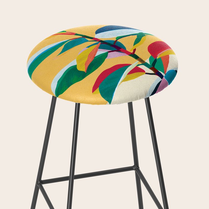 Colorful Ficus 4 Stool Gallery Image 2