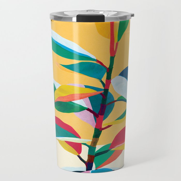 Colorful Ficus 4 Travel Mug Gallery Image 1