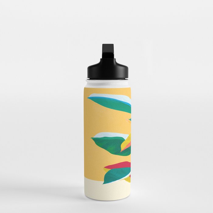Colorful Ficus 4 Water Bottle Gallery Image 3