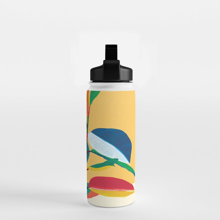 Colorful Ficus 4 Water Bottle Gallery Image 2