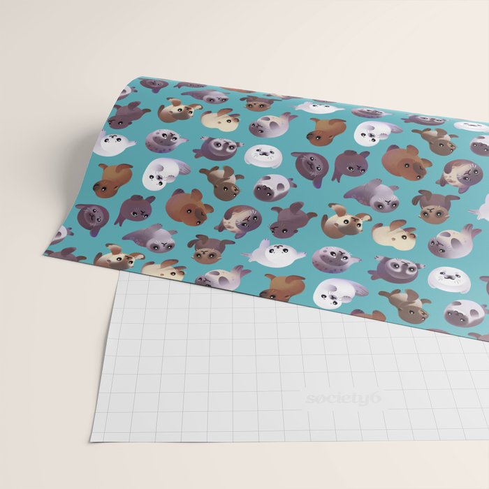Seal pup Wrapping Paper Gallery Image 2