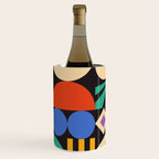Bauhaus Mid Century Abstract Shapes colorful Wine Chiller Gallery Image 2