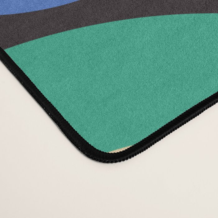 Bauhaus Mid Century Abstract Shapes colorful Desk Mat Gallery Image 4