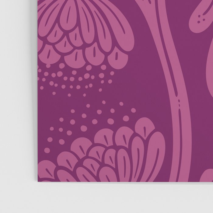 Peacock Dreams - berry Poster Gallery Image 3