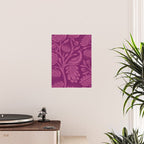 Peacock Dreams - berry Poster Gallery Image 2