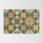 Checkerboard Quilt - Fall Colors Rug Gallery Image 2