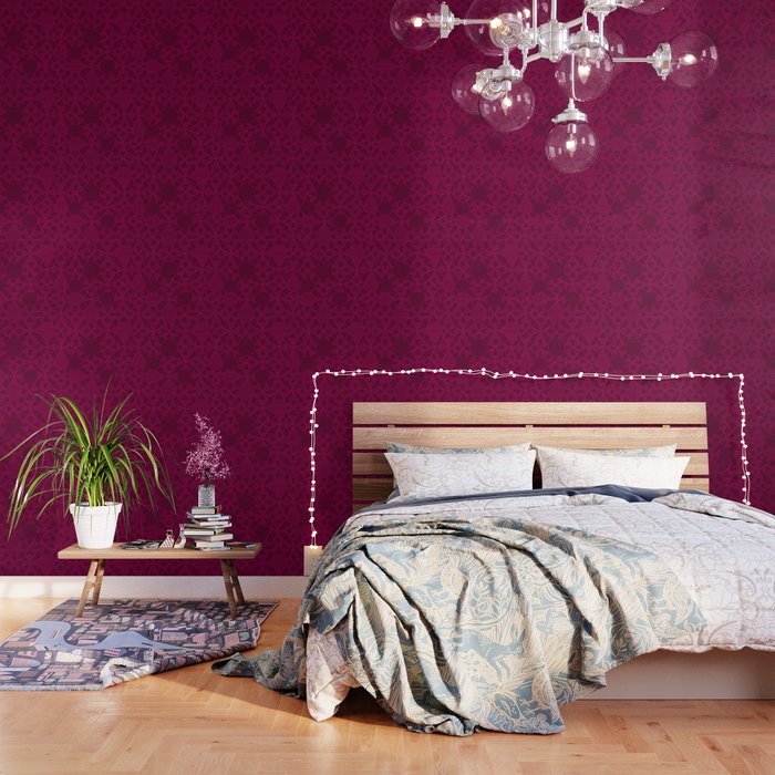 Abstract Minimalism in Raspberry Wallpaper Gallery Image 1