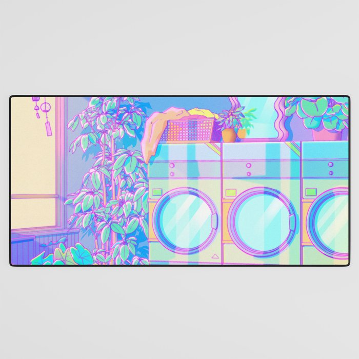 Laundry Blues Desk Mat Gallery Image 3