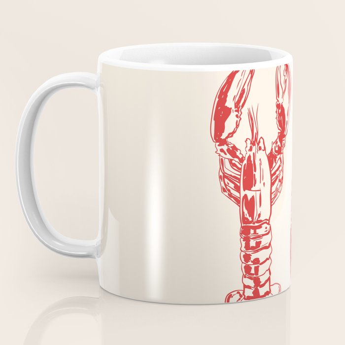 Lobster Lover Club - Seafood Coastal Art Coffee Mug Gallery Image 3