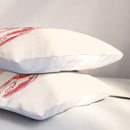 Lobster Lover Club - Seafood Coastal Art Pillow Sham Gallery Image 3