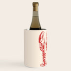 Lobster Lover Club - Seafood Coastal Art Wine Chiller Gallery Image 2
