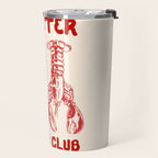 Lobster Lover Club - Seafood Coastal Art Travel Mug Gallery Image 2