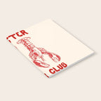 Lobster Lover Club - Seafood Coastal Art Notebook Gallery Image 2