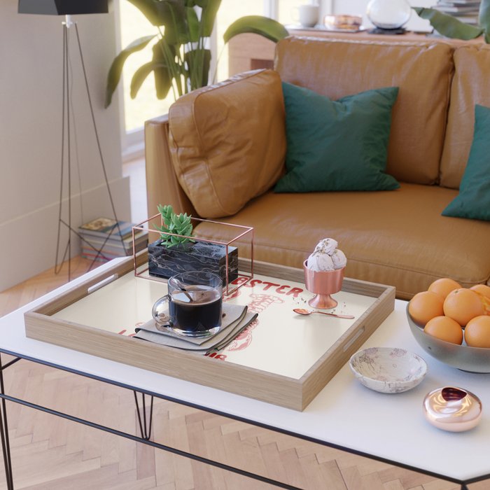 Lobster Lover Club - Seafood Coastal Art Serving Tray Gallery Image 2