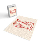 Lobster Lover Club - Seafood Coastal Art Jigsaw Puzzle Gallery Image 2