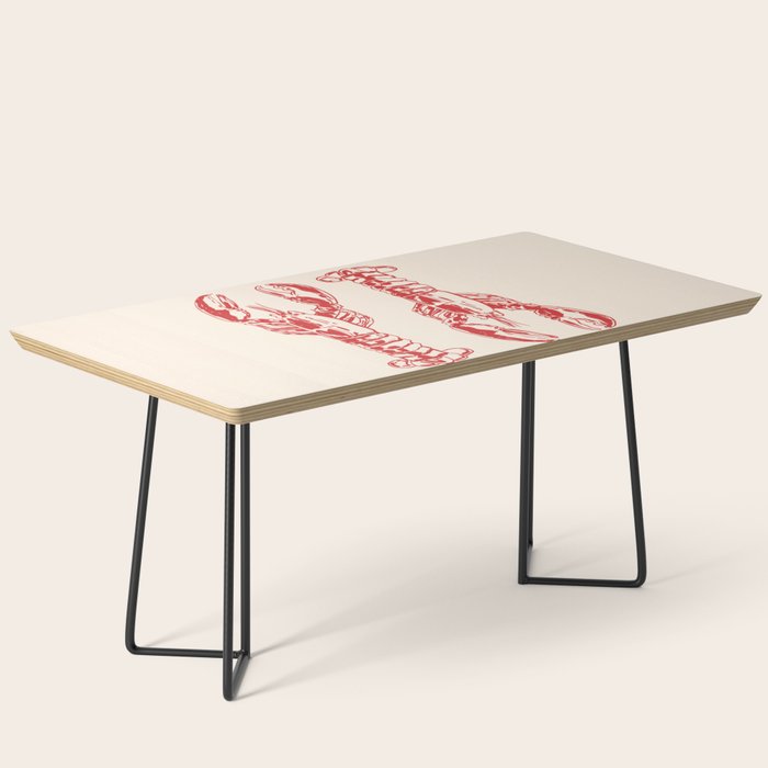 Lobster Lover Club - Seafood Coastal Art Coffee Table Gallery Image 1