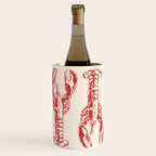 Lobster Lover Club - Seafood Coastal Art Wine Chiller Gallery Image 1