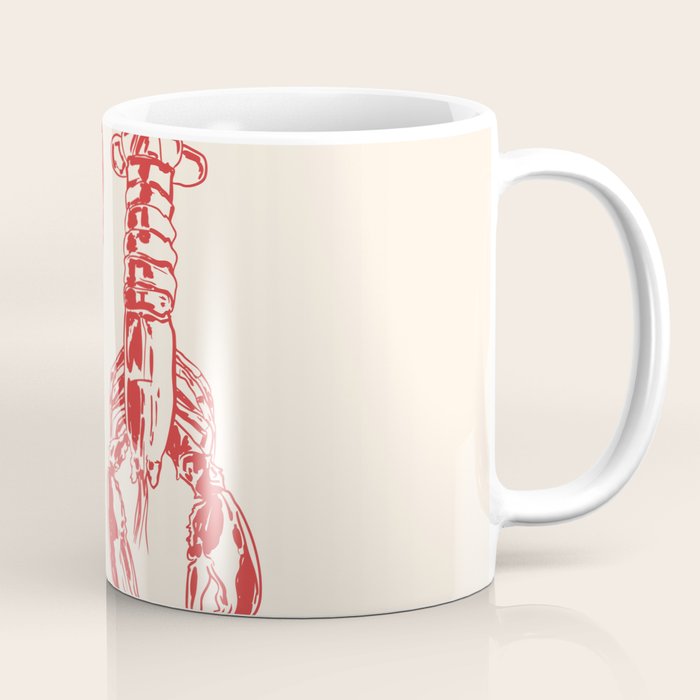 Lobster Lover Club - Seafood Coastal Art Coffee Mug Gallery Image 1