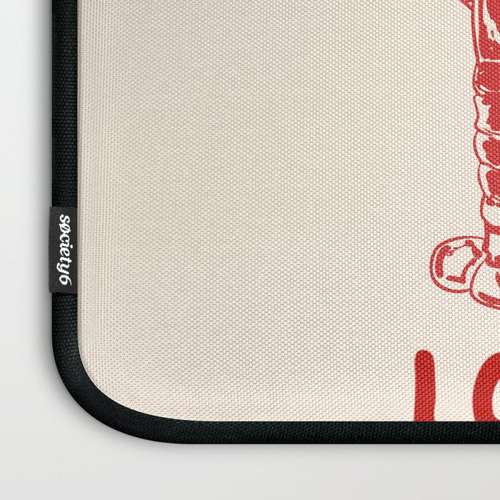 Lobster Lover Club - Seafood Coastal Art Laptop Sleeve Gallery Image 3