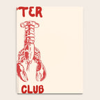 Lobster Lover Club - Seafood Coastal Art Notebook Gallery Image 4