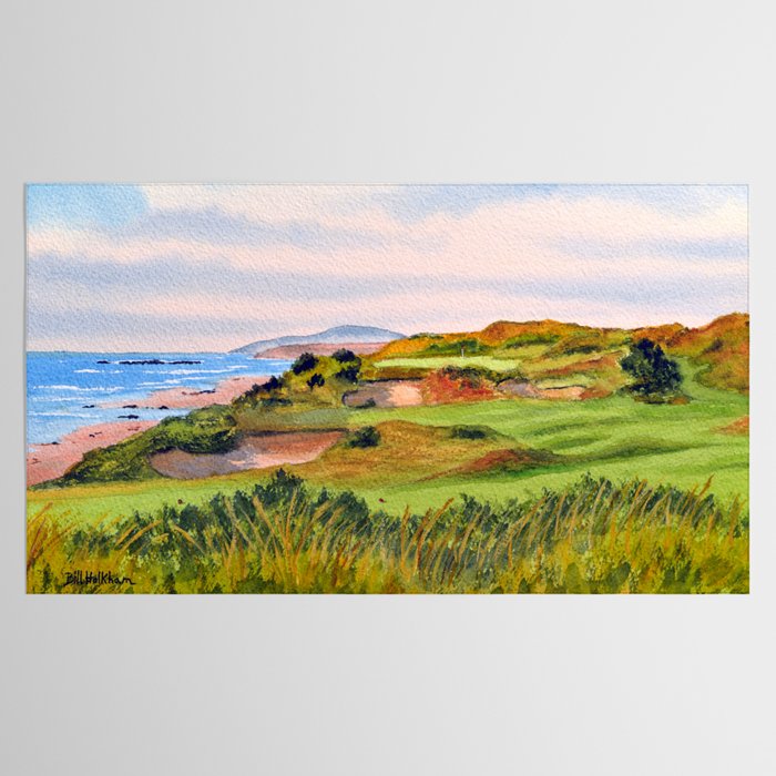 Pacific Dunes - On Bandon Dunes - Golf Course 13th Hole Tablecloth Gallery Image 2