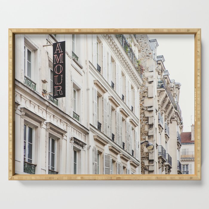 Hotel Amour in Montmartre, Paris Photography Serving Tray Gallery Image 1