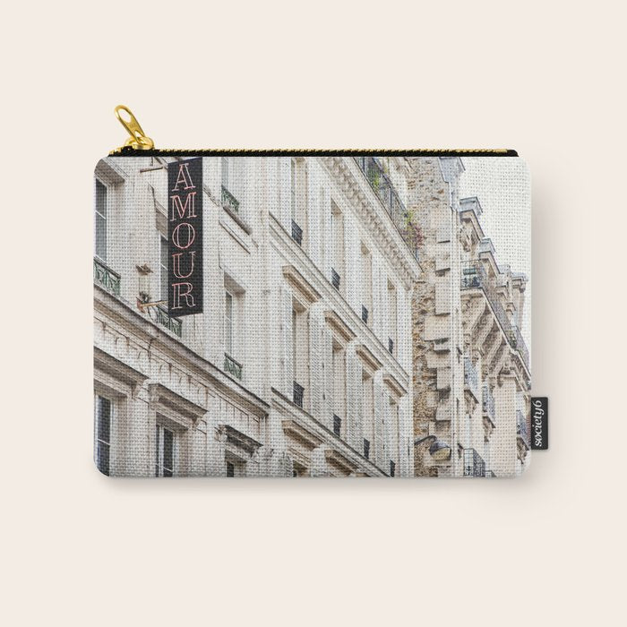 Hotel Amour in Montmartre, Paris Photography Carry All Pouch Gallery Image 1