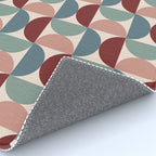 Bauhaus Mid Century Modern Geometric Pattern XV Rug Gallery Image 4