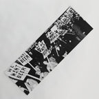 We Want Beer!  Men Protesting Against Prohibition black and white photography - photograph Yoga Mat Gallery Image 1