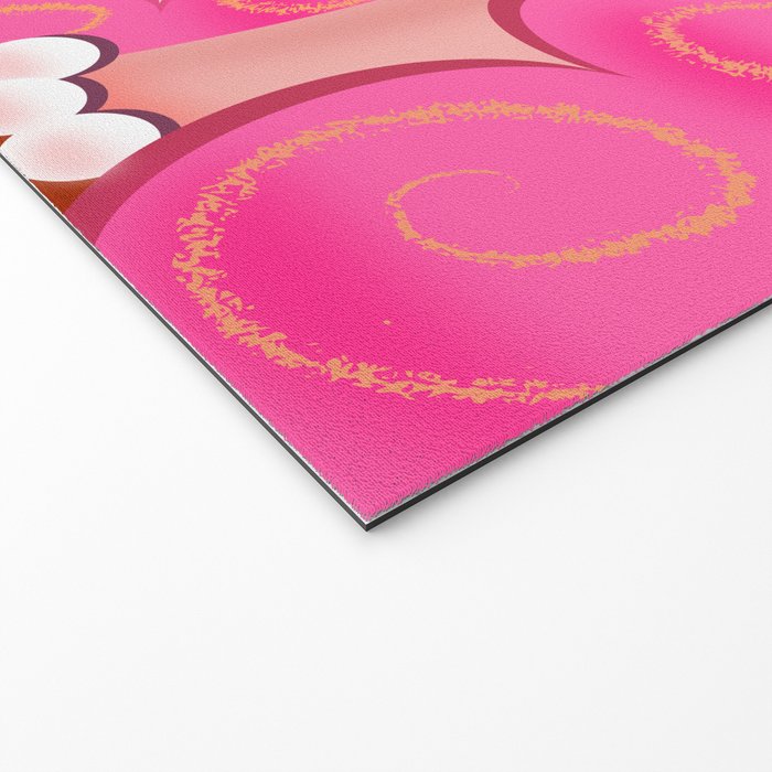 Palm Springs Pink Poodle Martini Girl Welcome Mat Gallery Image 2