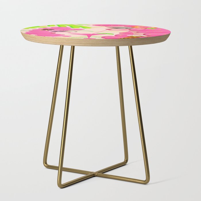 Palm Springs Pink Poodle Martini Girl Side Table Gallery Image 1